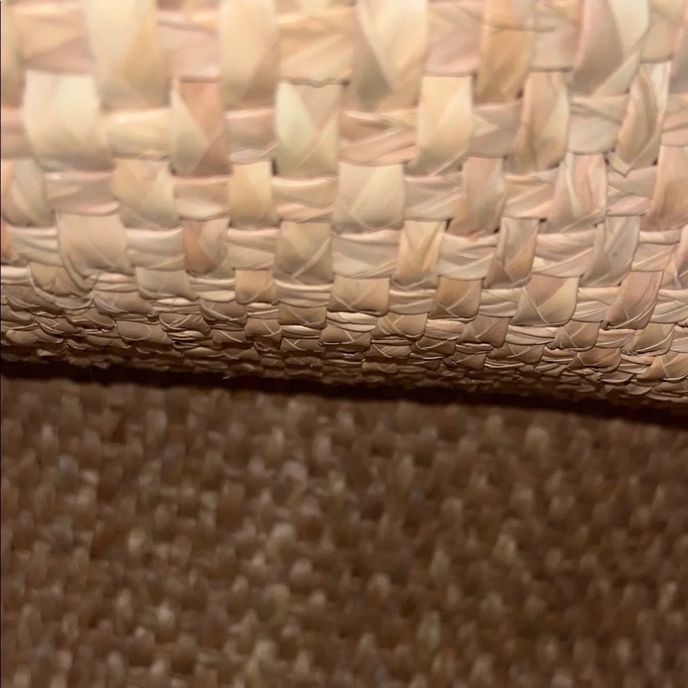 Colorful Embroidered Straw Tote Bag - Picture 4 of 4